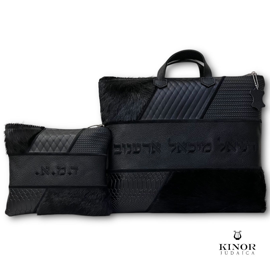 Pochette Talit & Tefiline cuir premium