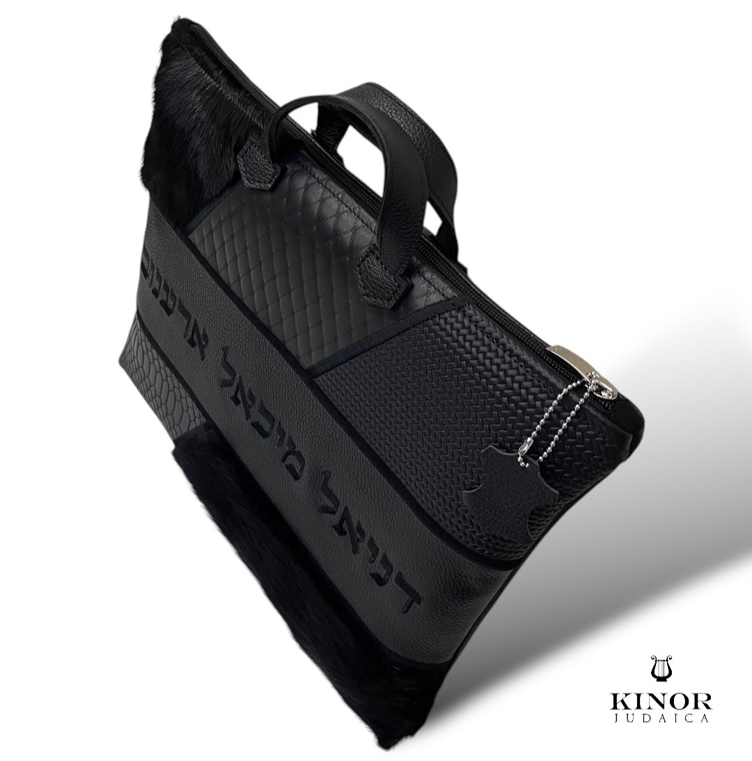 Pochette Talit & Tefiline cuir premium